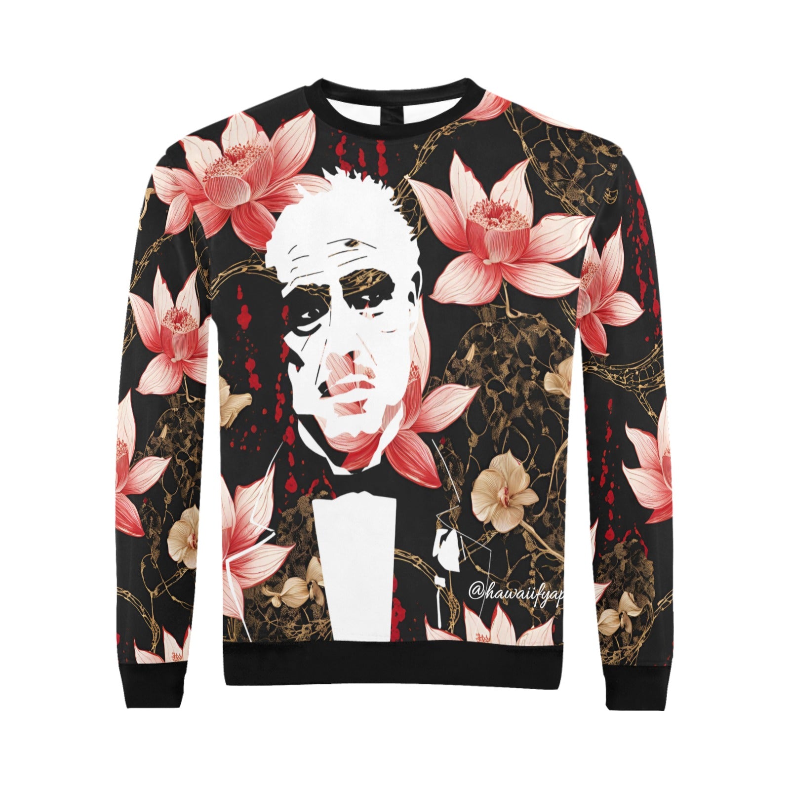 Godfather Bloodspatter Men's crew neck sweatshirt