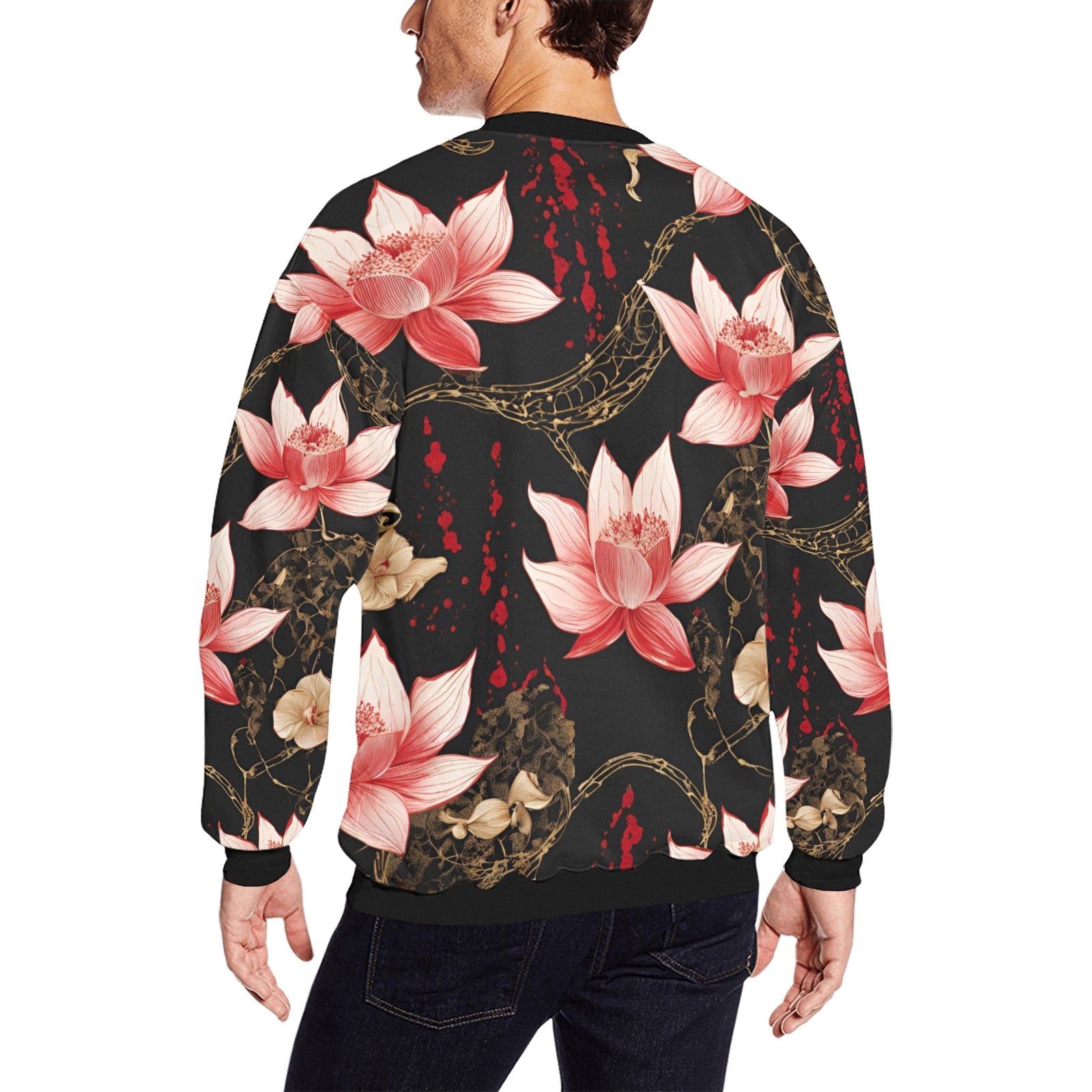 Godfather Bloodspatter Men's crew neck sweatshirt