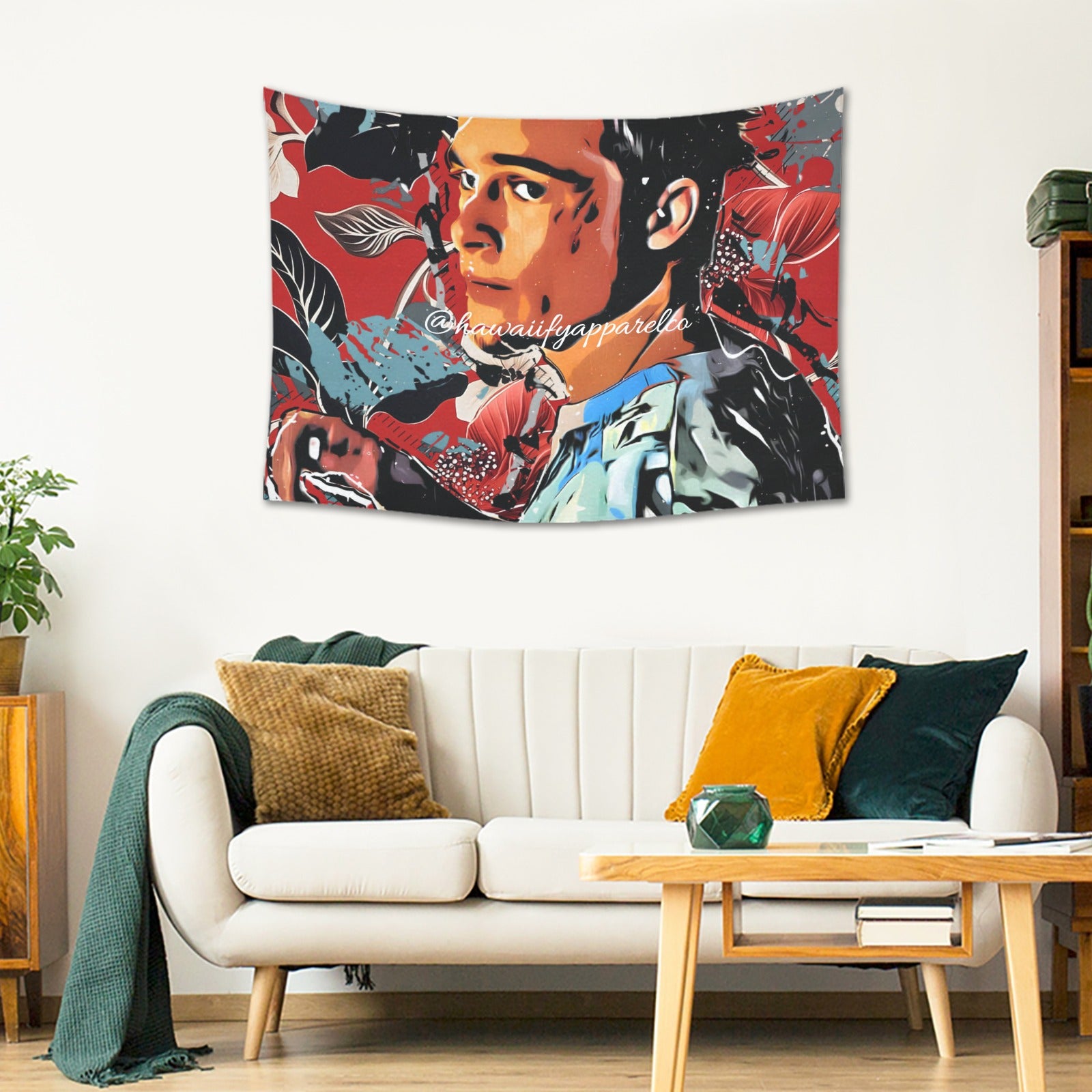 Tyler Durden Fight Club Cotton Linen Tapestry 40"x 30"