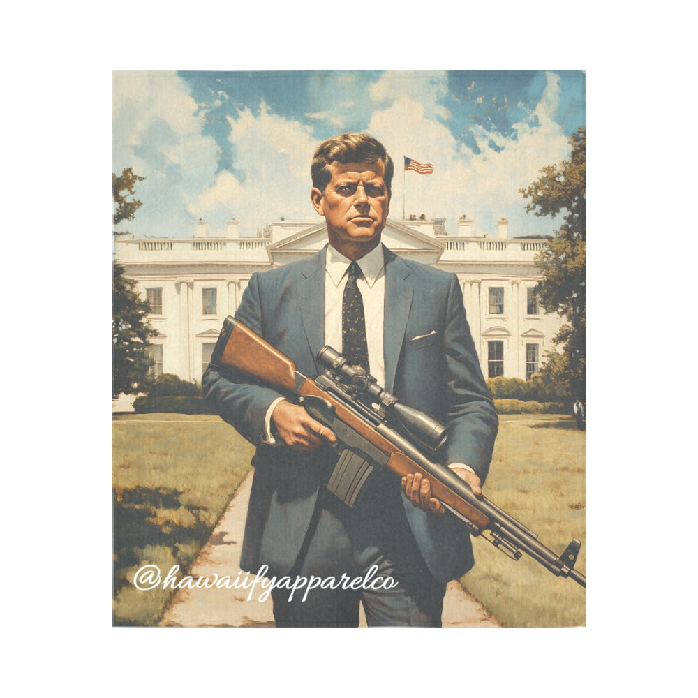 JFK Locked N' Loaded Wall Tapestry 51"x 60"