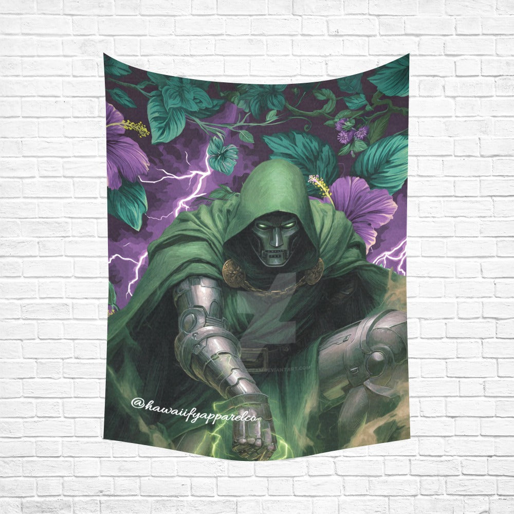 Dr. Doom Cotton Linen Wall Tapestry 60"x 80"