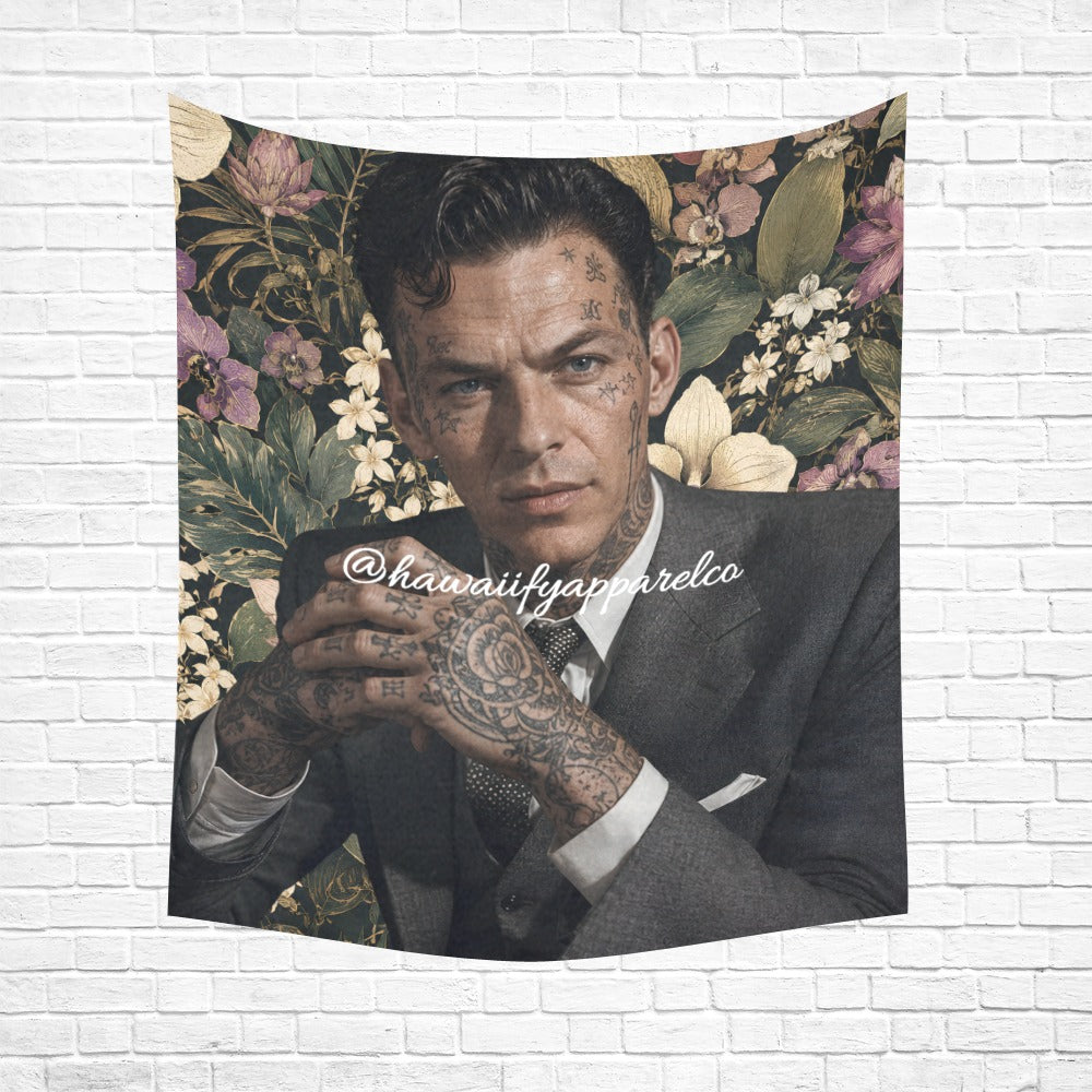 Frank Sinatra Hand Tats Wall Tapestry 51"x 60"