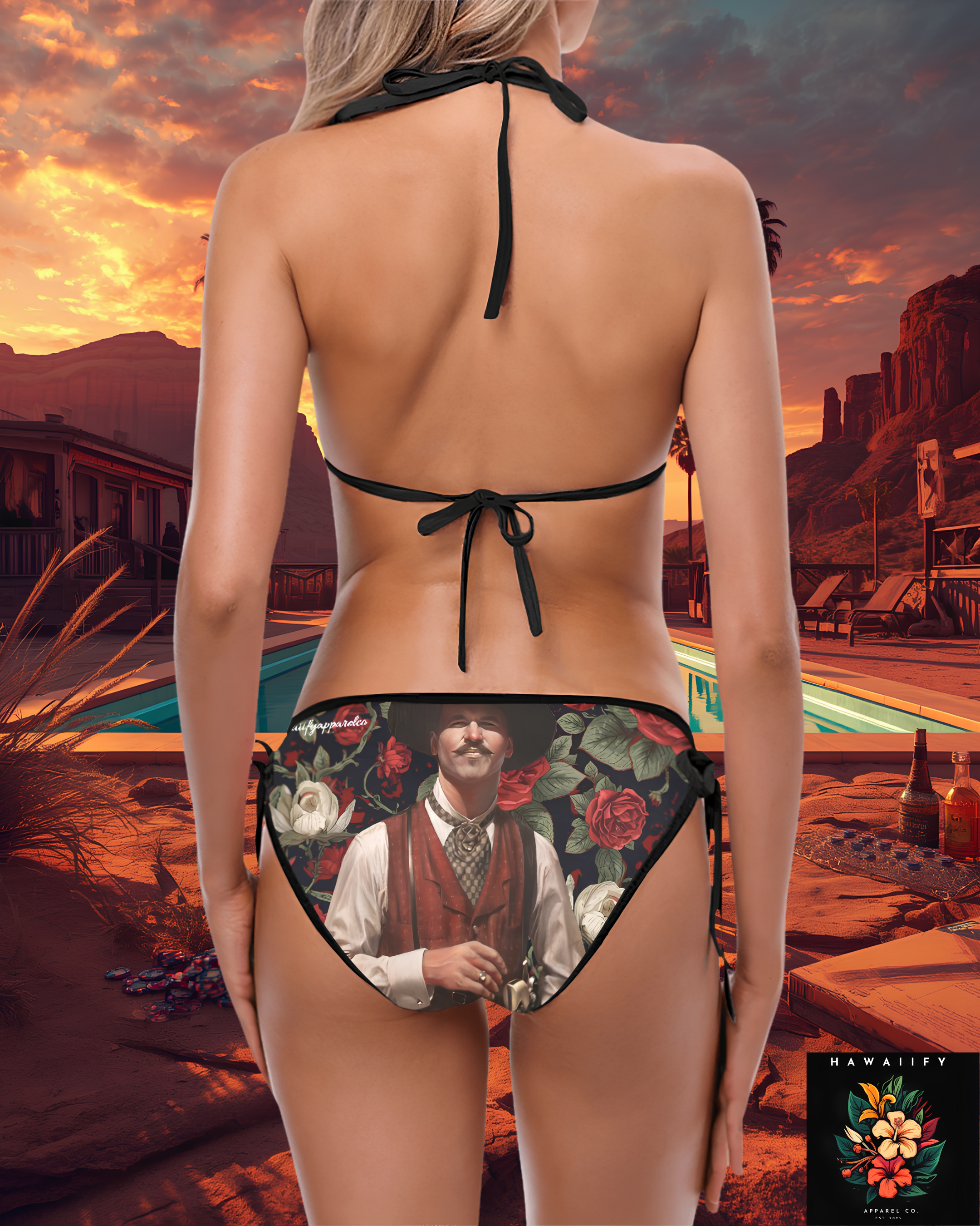 “I’m Your Huckleberry” – Doc Holliday Tombstone Bikini Swimsuit | Hawaiify Apparel Co.