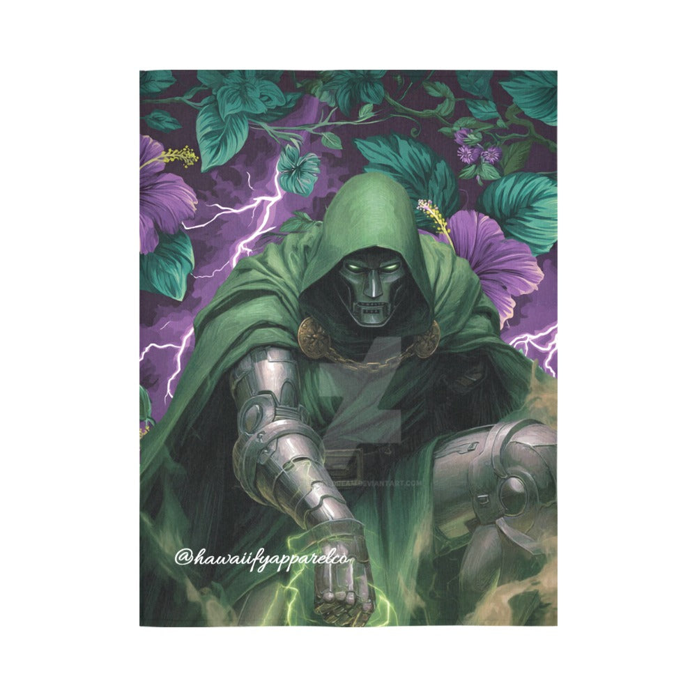 Dr. Doom Cotton Linen Wall Tapestry 60"x 80"