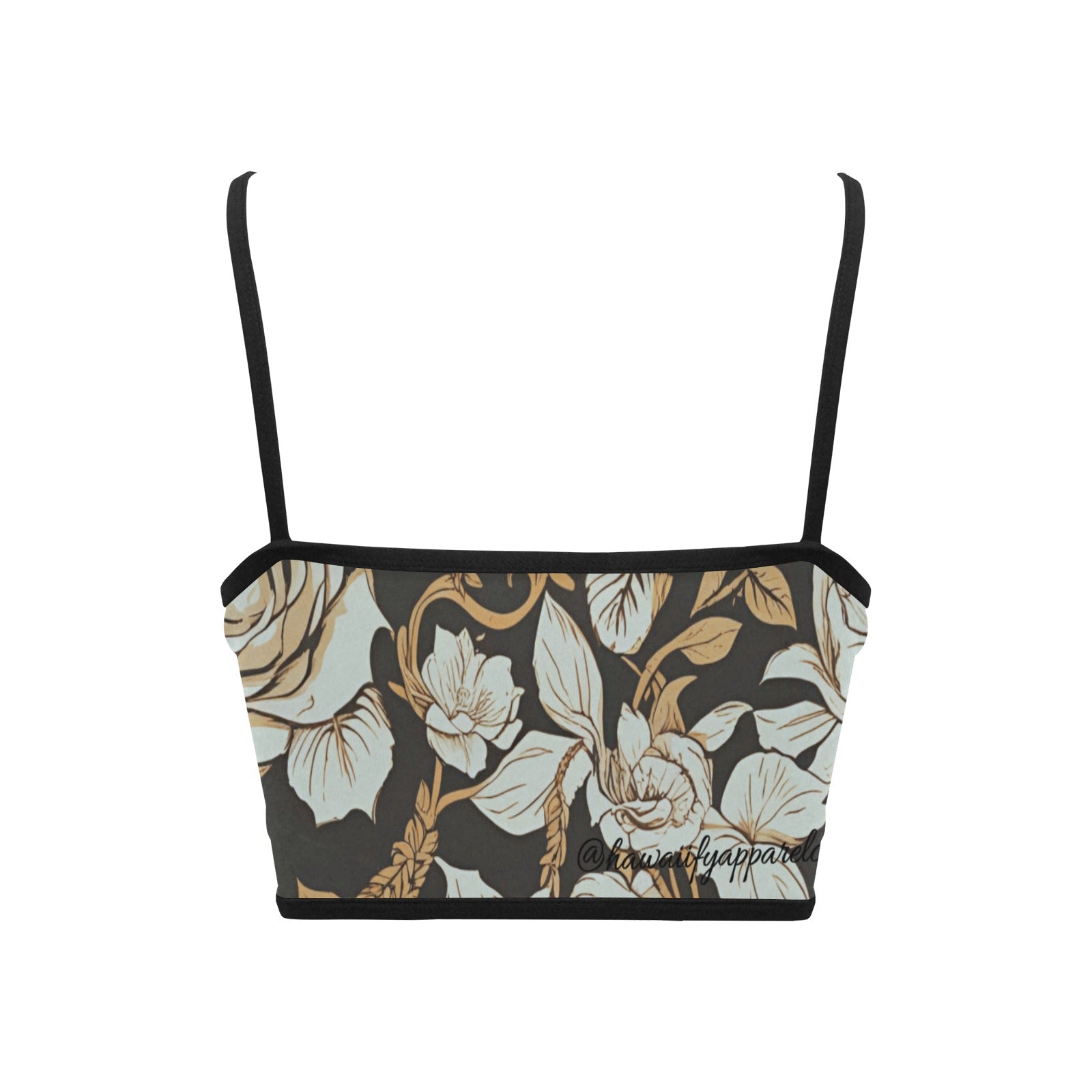 Abraham Lincoln Women's Spaghetti Strap Crop Top