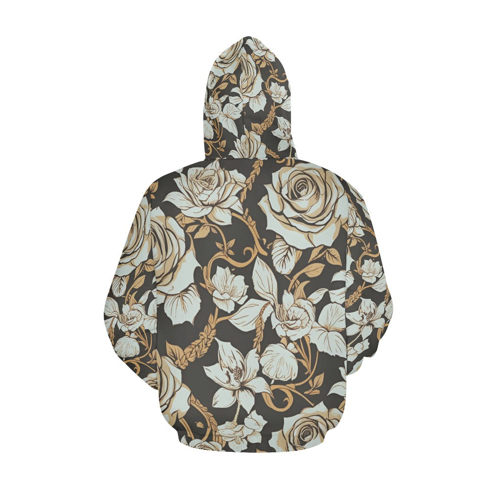 Abraham Lincoln Hand Tats Men's Hoodie