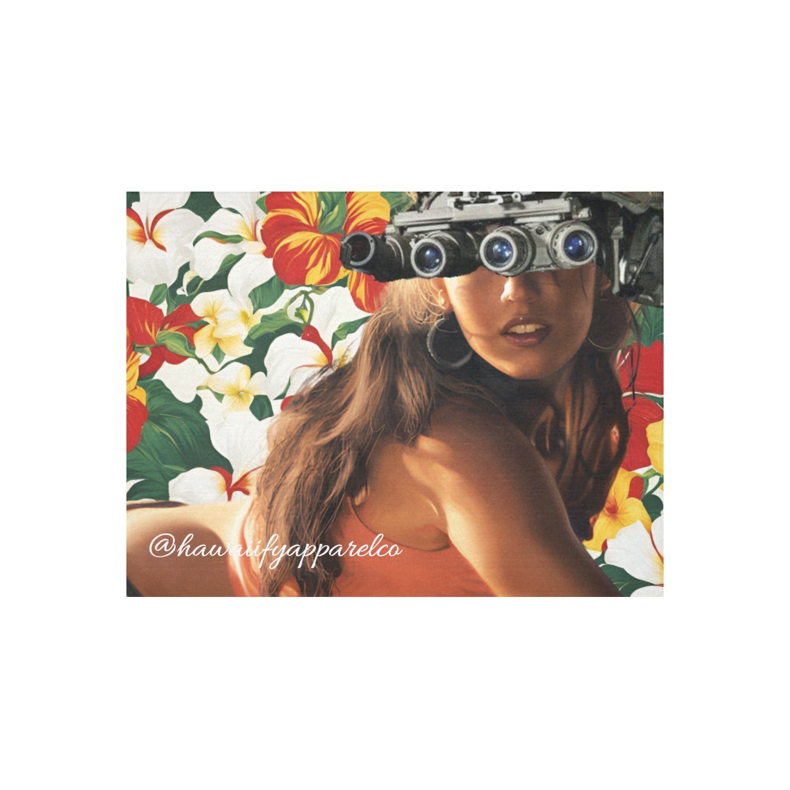 Megan Fox Quad Nods Cotton Linen Tapestry 40"x 30"