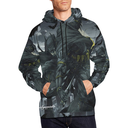 Ninja Batman "Out For Blood" Gotham City Men's All Over Print Hoodie