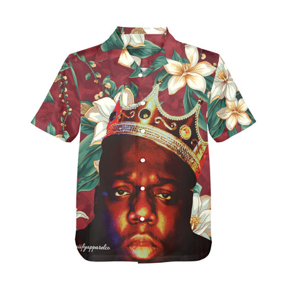 Biggie Smalls White Lotus Men's Hawaiian Shirt