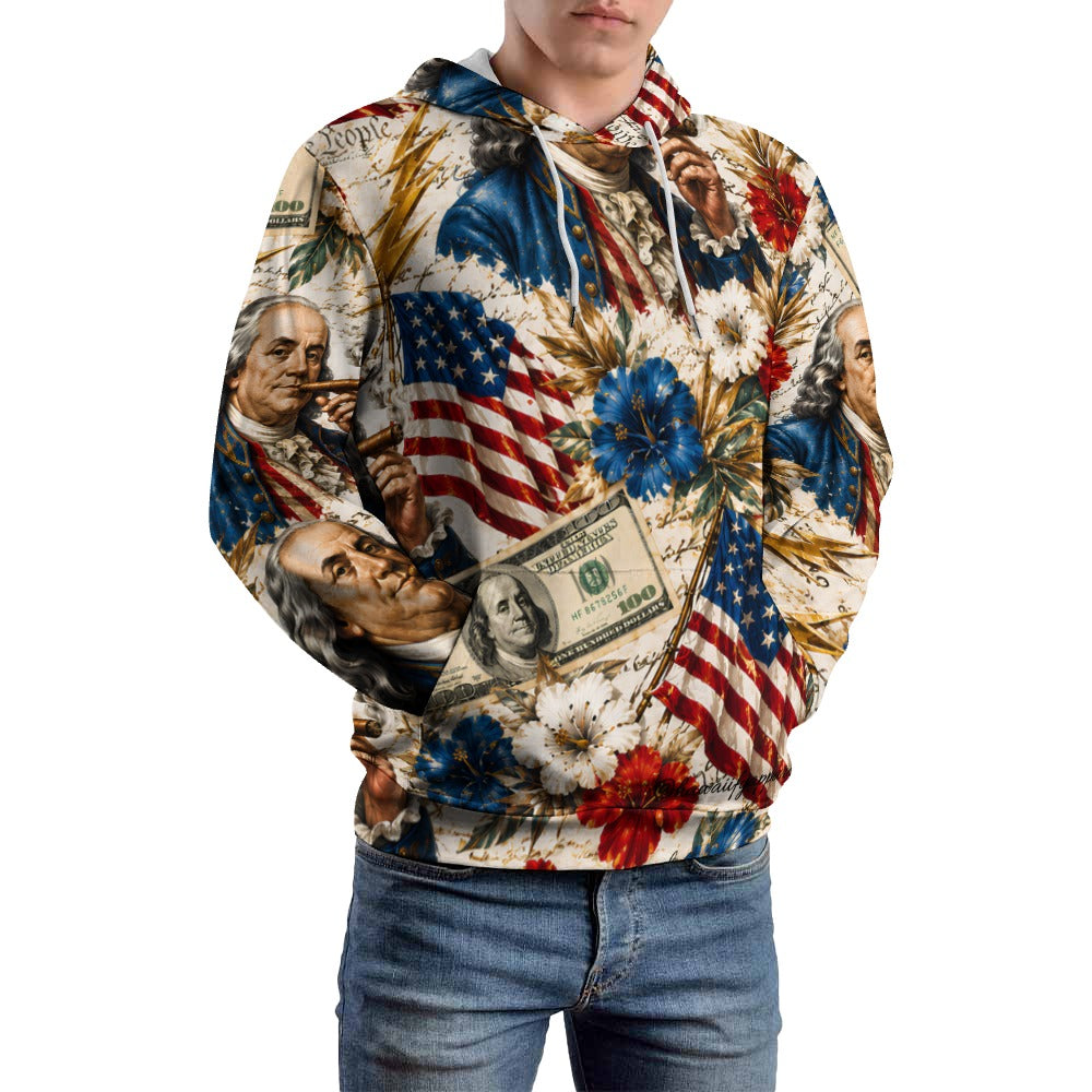 Benjamin Franklin Printin' Money Sweatshirt
