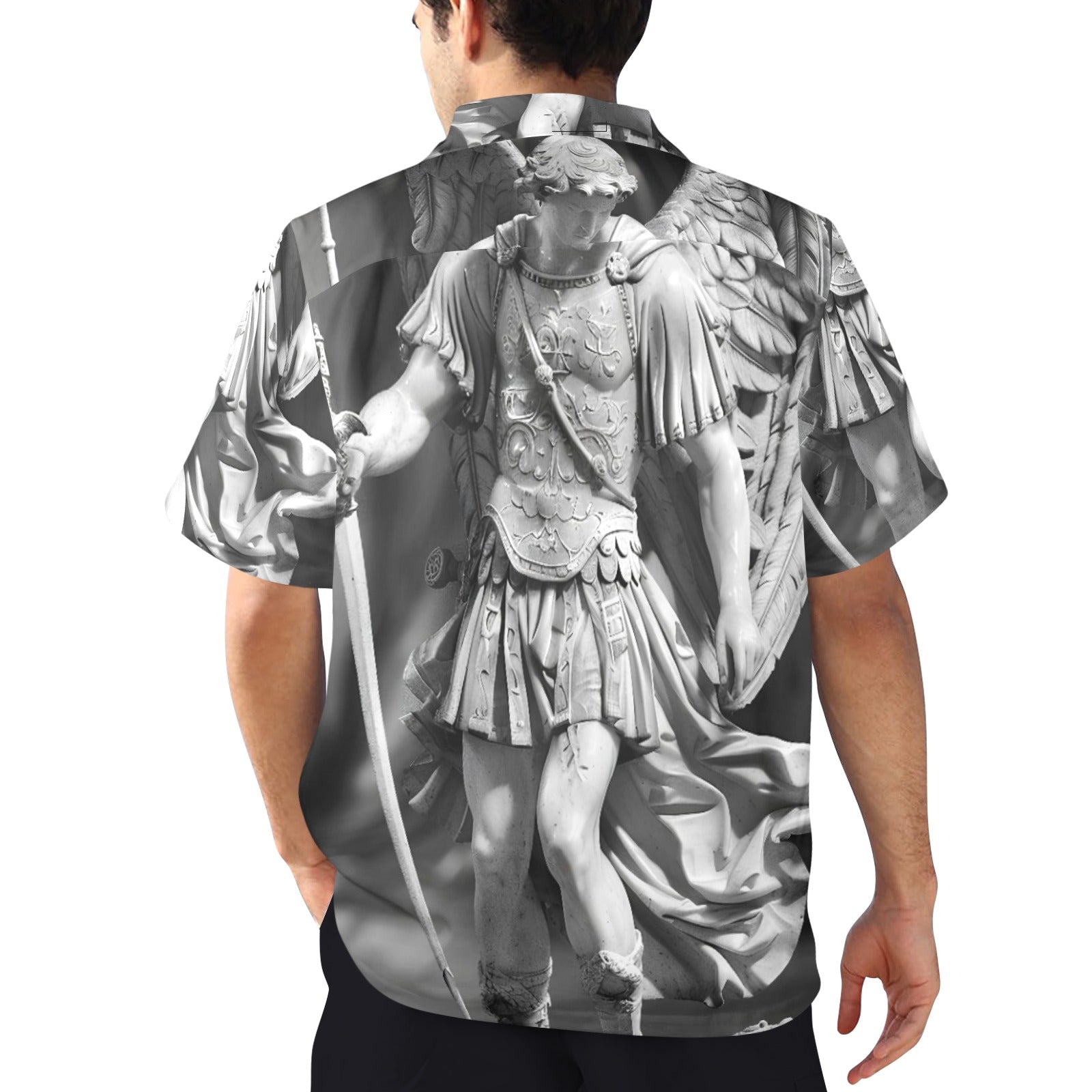 Archangel Michael Men's Hawaiian Shirt