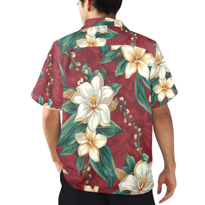 Biggie Smalls White Lotus Men's Hawaiian Shirt