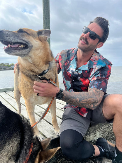 Deadpool & Dead Lotus Men's Hawaiian Shirt