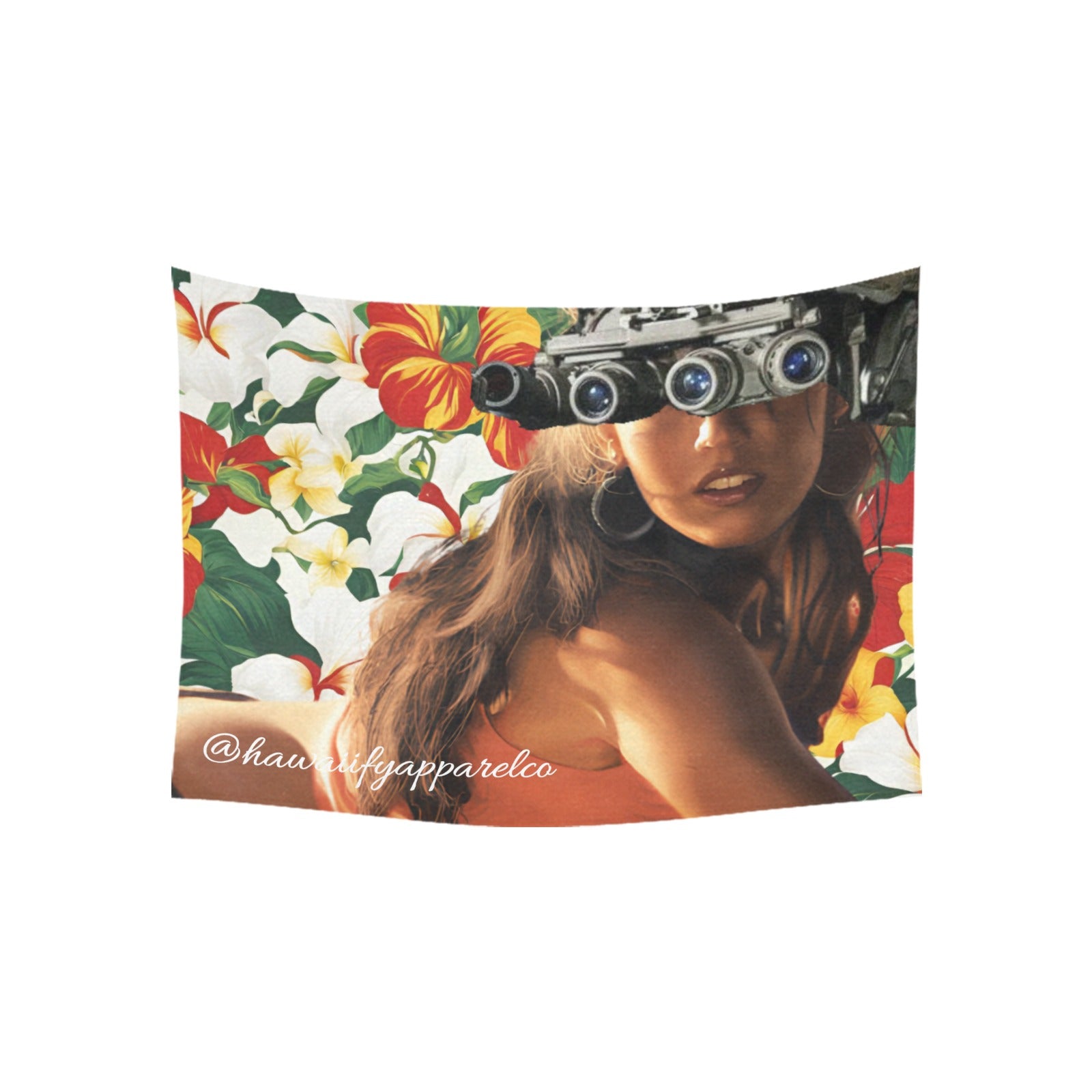 Megan Fox Quad Nods Cotton Linen Tapestry 40"x 30"