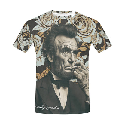 Abraham Lincoln 2025 Men's Crew Neck T-Shirt