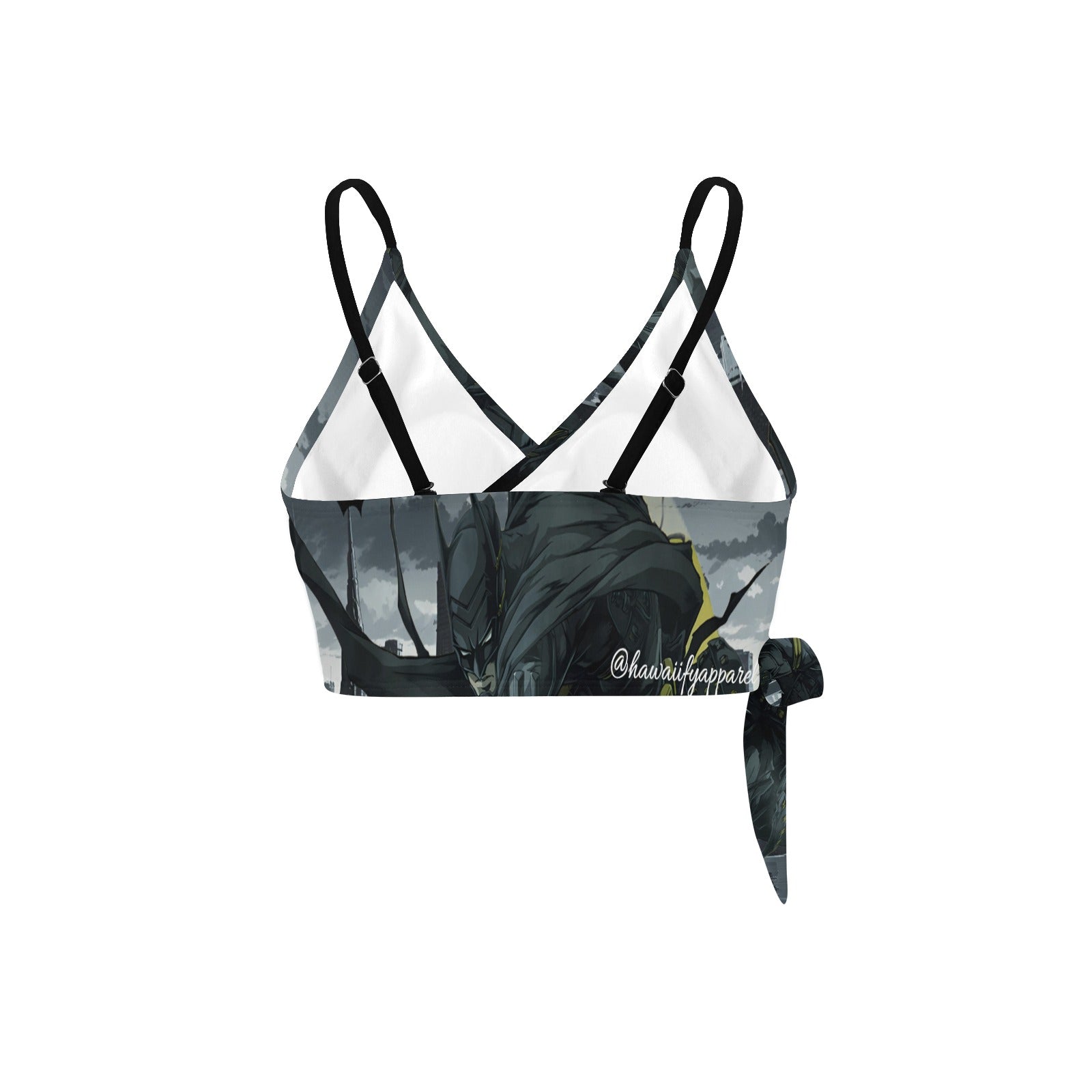 Ninja Batman "Out For Blood" Gotham City Knot Side Bikini Top