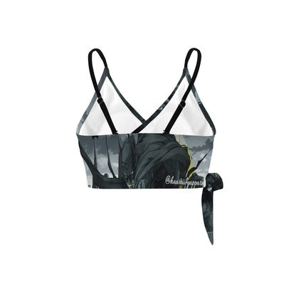 Ninja Batman "Out For Blood" Gotham City Knot Side Bikini Top