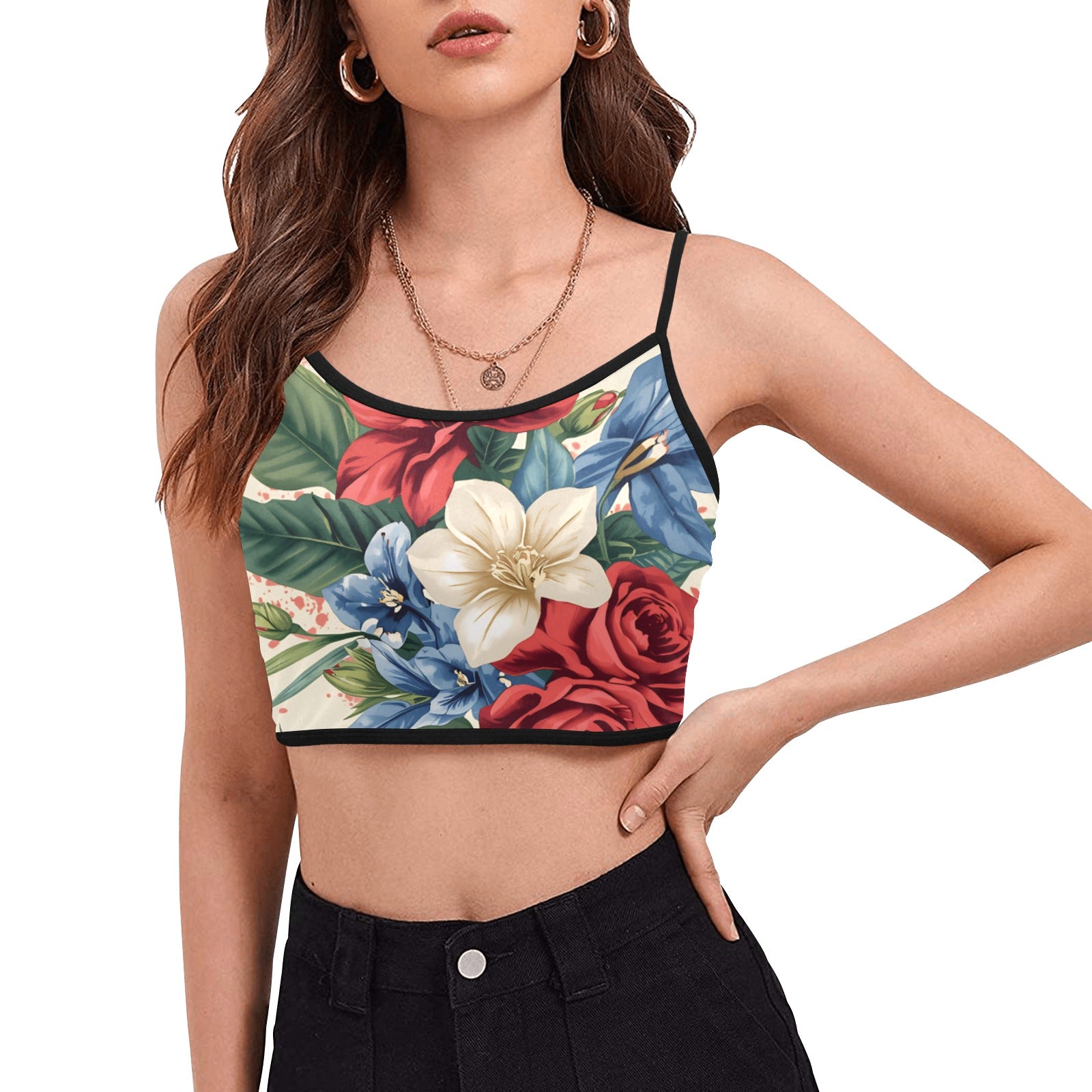 Homelander - The Boys - Women's Spaghetti Strap Crop Top