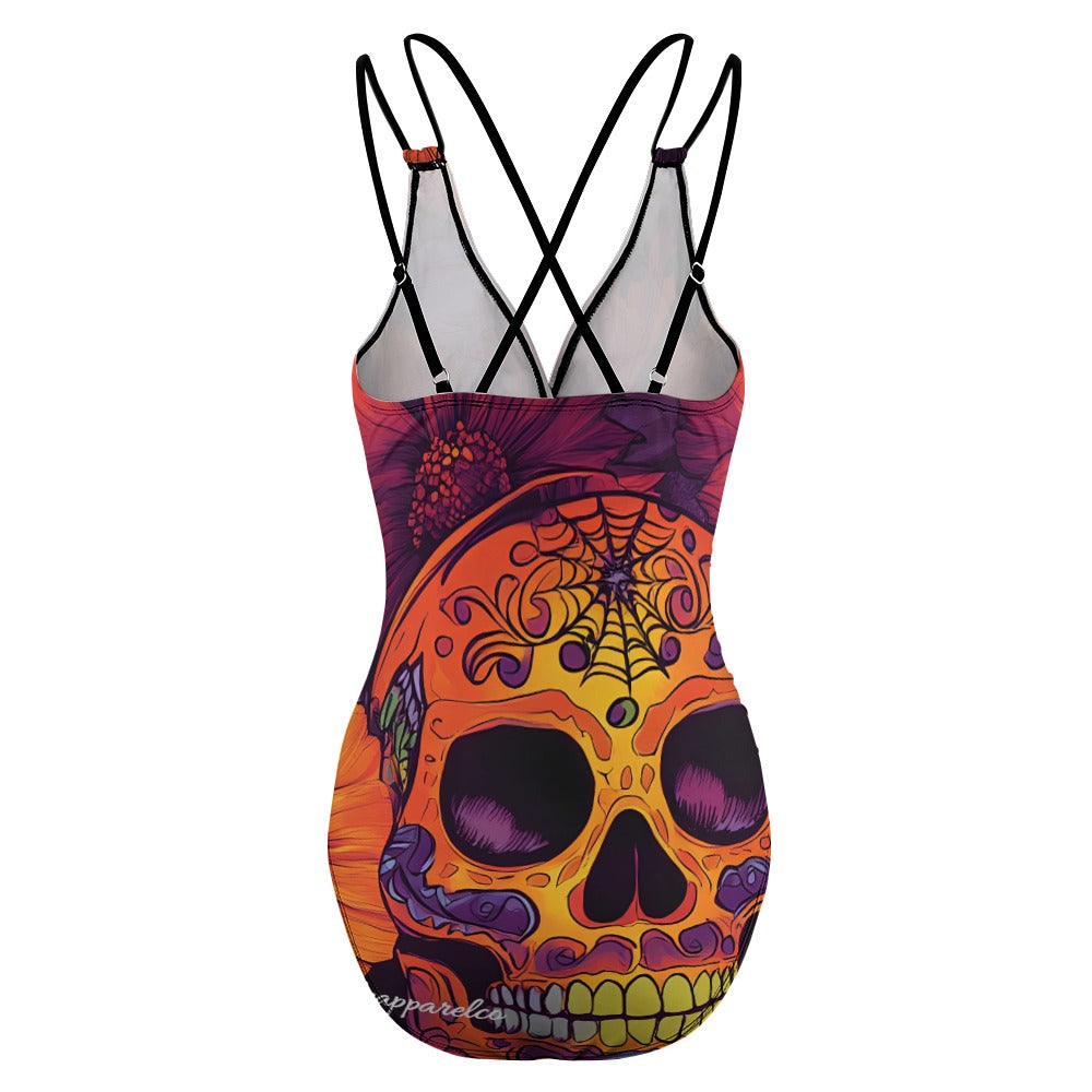 Dia de los Muertos Sunset One-Piece Swimsuit