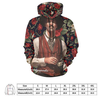 “I’m Your Huckleberry” – Doc Holliday Tombstone Men’s Hoodie | Hawaiify Apparel Co.