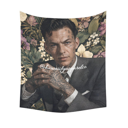 Frank Sinatra Hand Tats Wall Tapestry 51"x 60"