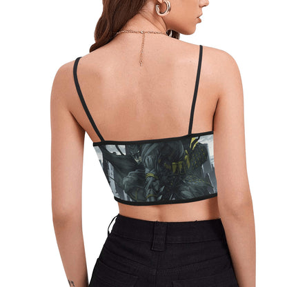 Ninja Batman "Out For Blood" Gotham City Women's Spaghetti Strap Crop Top