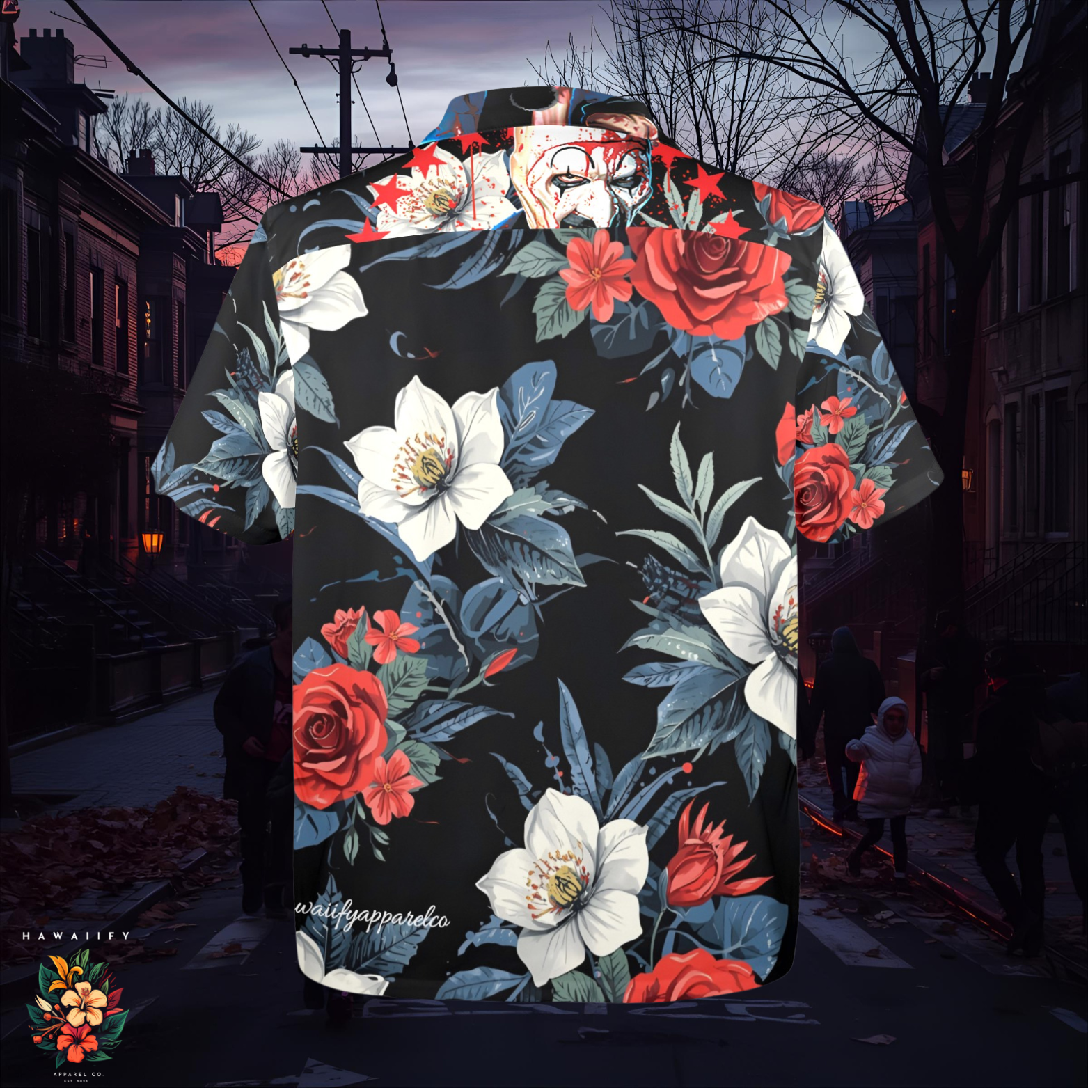 "I Want You Terrified" Halloween Hawaiian Shirt