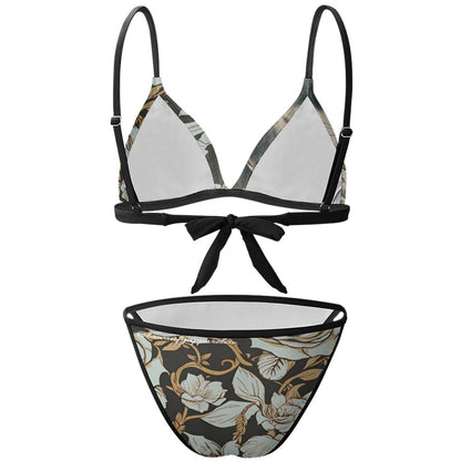 Abraham Lincoln Hand Tats Two Piece Bikini Swimsuit