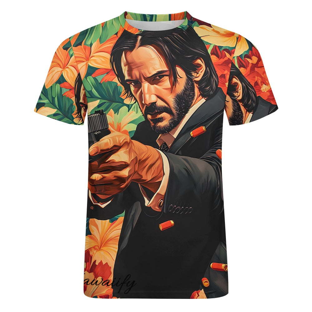 John Wick Floral Unisex T-Shirt