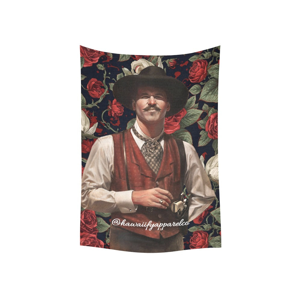 “I’m Your Huckleberry” – Doc Holliday Tombstone Wall Tapestry | Hawaiify Apparel Co.