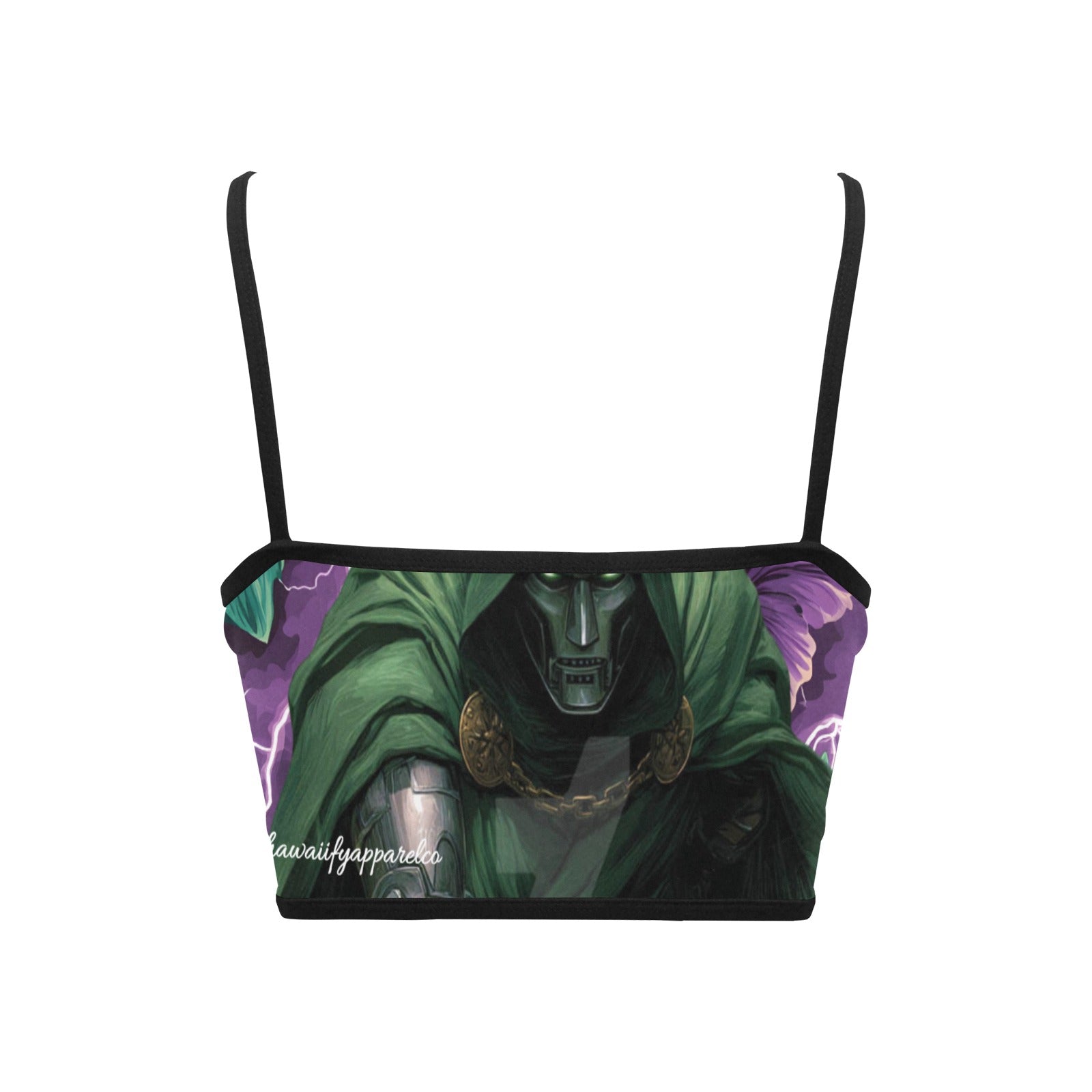 Dr. Doom Women's Spaghetti Strap Crop Top