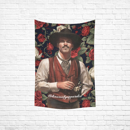 “I’m Your Huckleberry” – Doc Holliday Tombstone Wall Tapestry | Hawaiify Apparel Co.