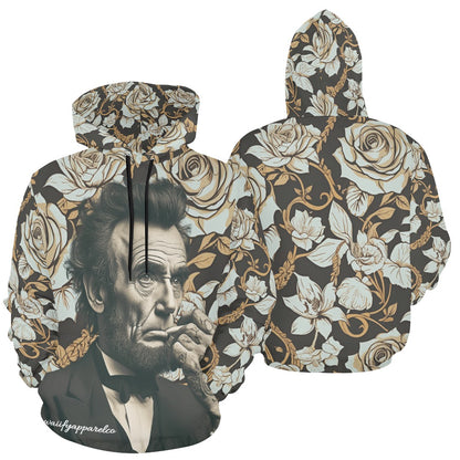 Abraham Lincoln Hand Tats Men's Hoodie