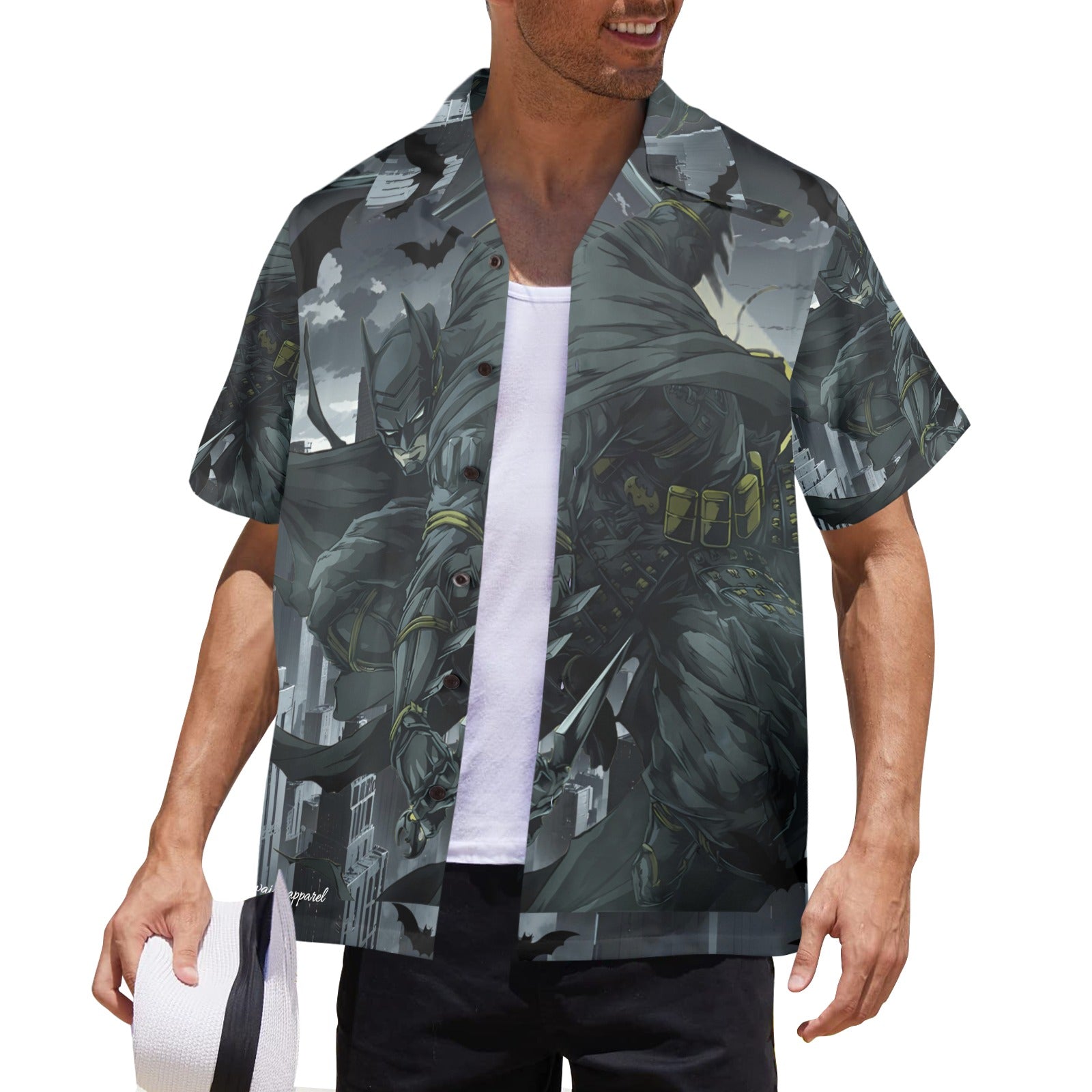 Ninja Batman "Out For Blood" Gotham City Men's Hawaiian Shirt