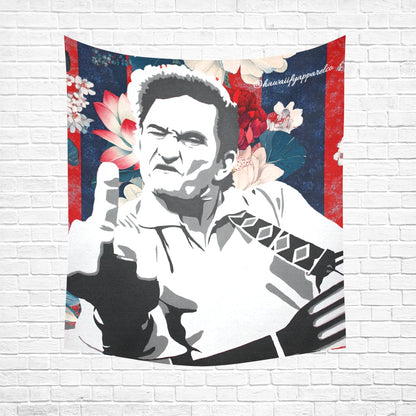 Johnny Cash USA Wall Tapestry 51"x 60"