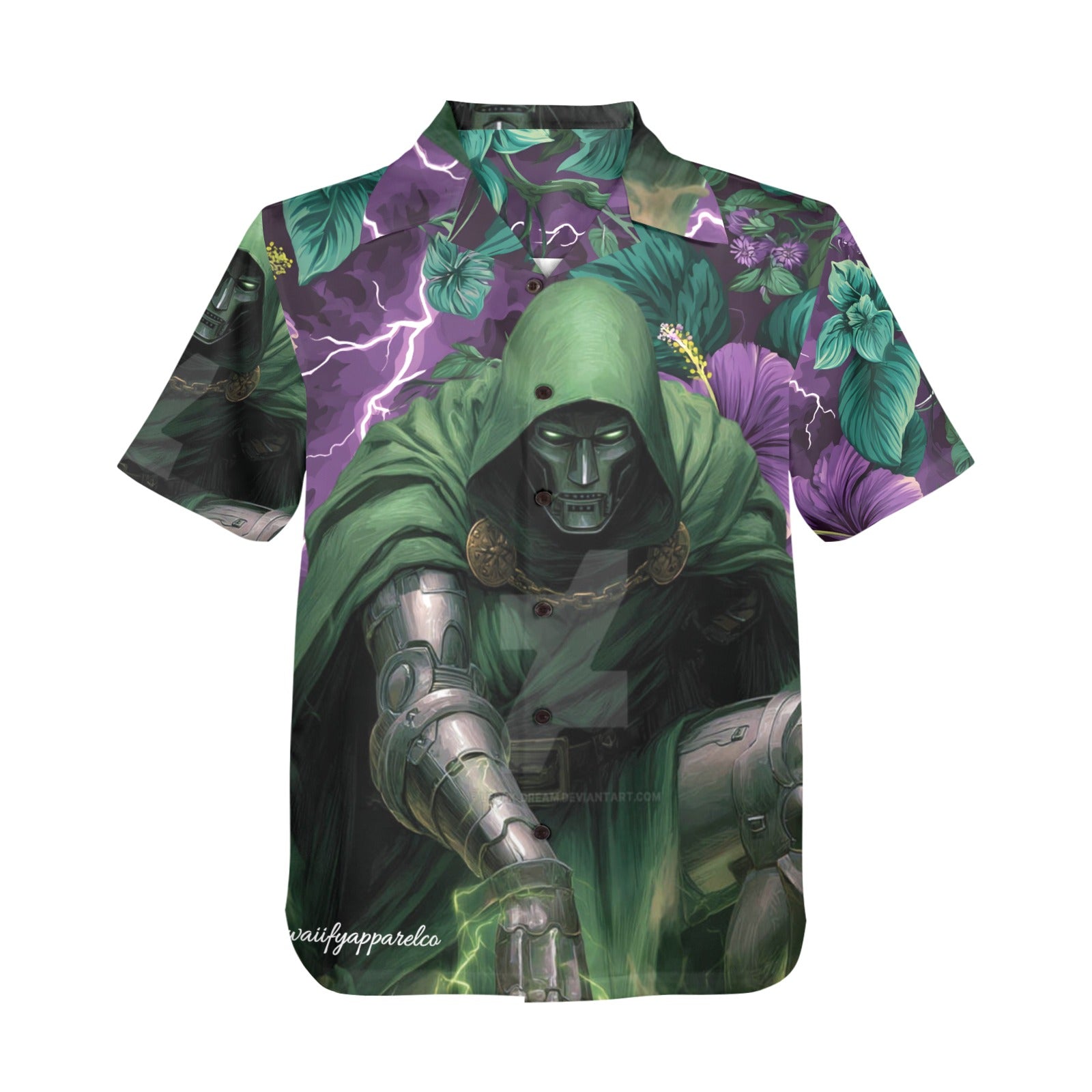 Dr. Doom Men's Hawaiian Shirt Made In USA