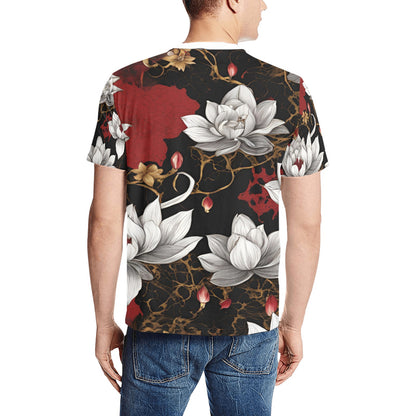 Godfather Bloodspatter Men's All Over Print T-shirt Made In USA