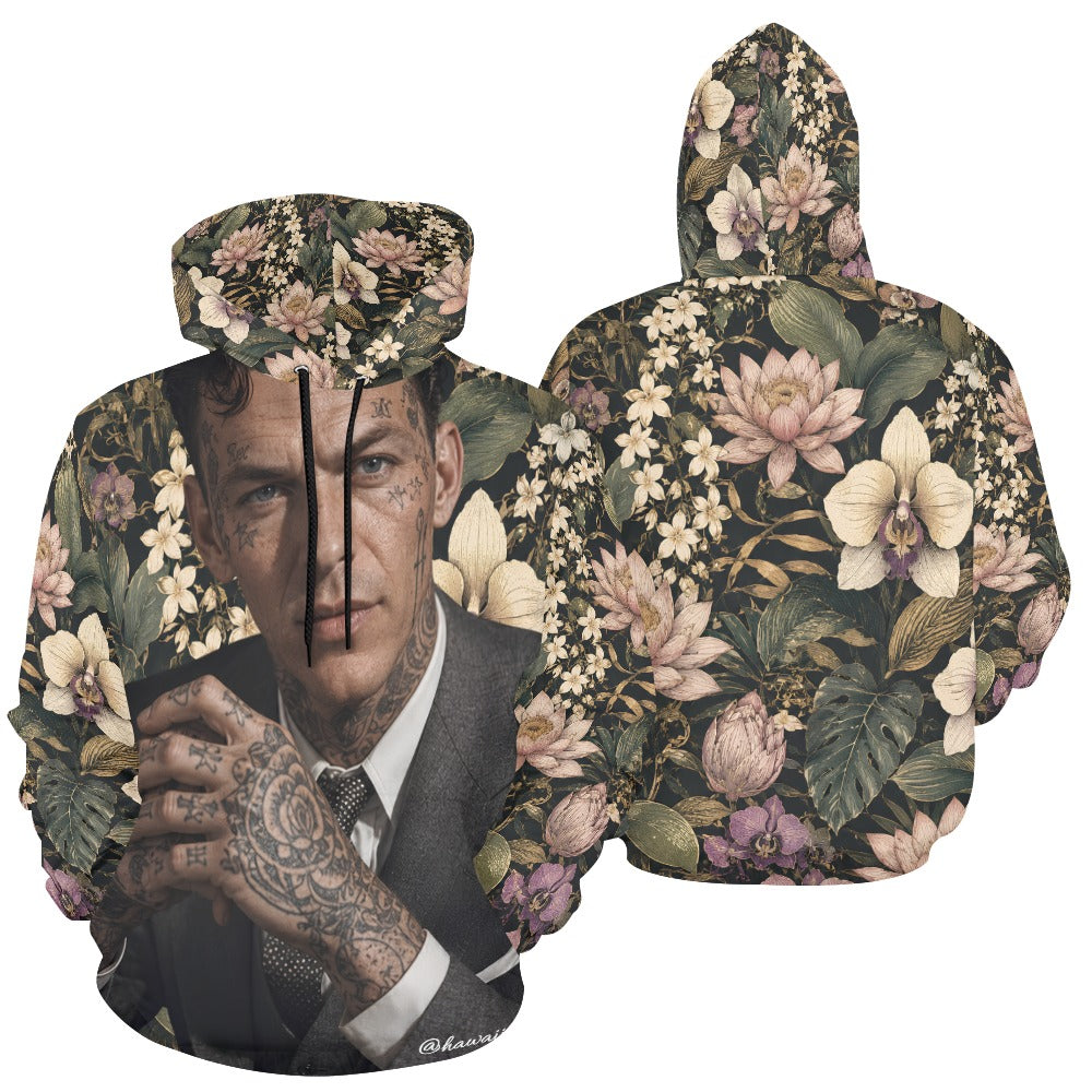 Frank Sinatra Hand Tats Men's Hoodie