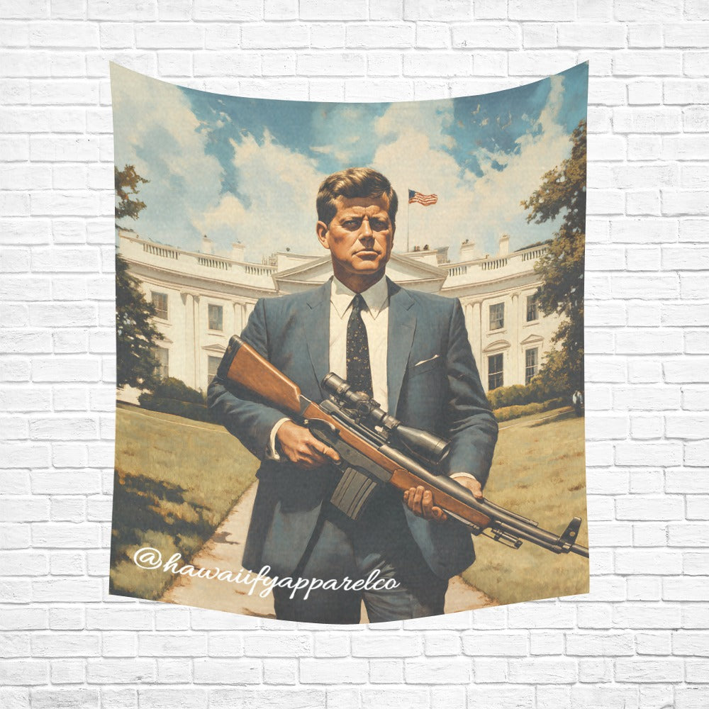 JFK Locked N' Loaded Wall Tapestry 51"x 60"