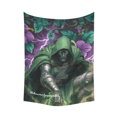 Dr. Doom Cotton Linen Wall Tapestry 60"x 80"