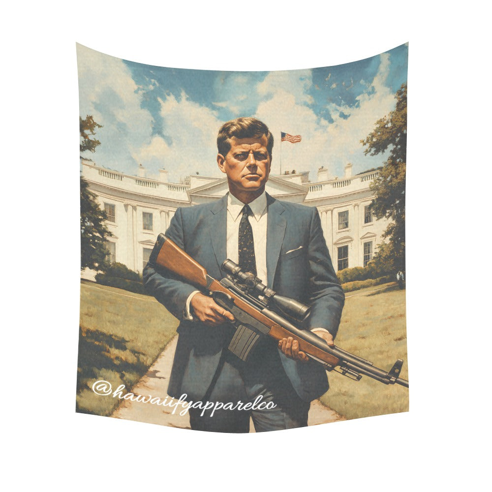 JFK Locked N' Loaded Wall Tapestry 51"x 60"