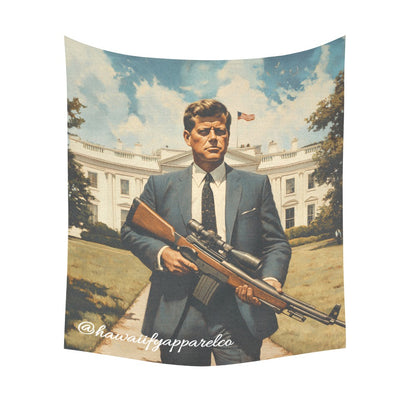 JFK Locked N' Loaded Wall Tapestry 51"x 60"