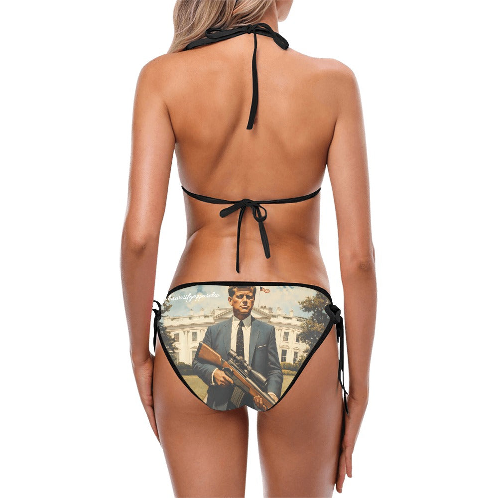 JFK Locked N' Loaded Custom Bikini Swimsuit