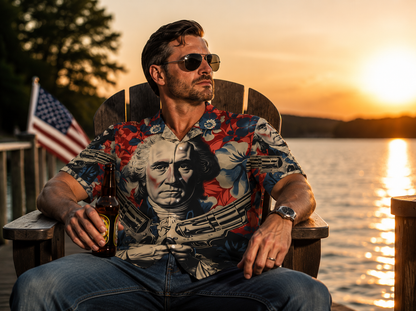 George Washington SLAY Men's Hawaiian Shirt