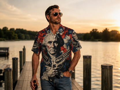 George Washington SLAY Men's Hawaiian Shirt