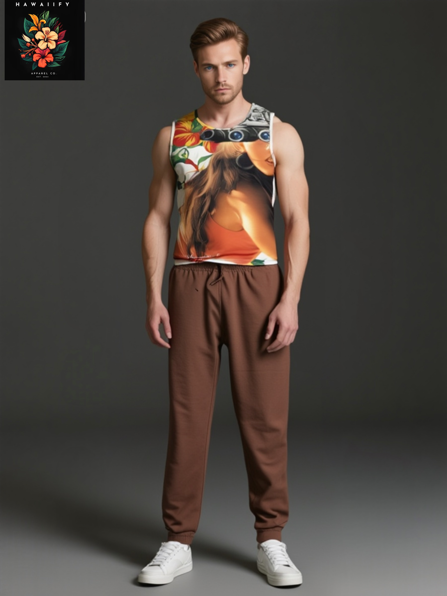 Megan Fox Quad Nods Men's Tank