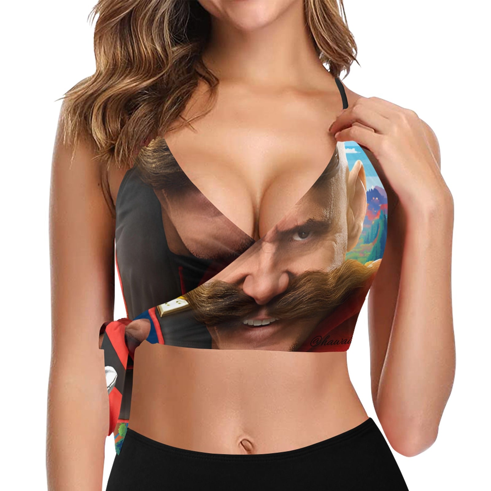 Sonic 3 Dr. Robotnik Knot Side Bikini Top