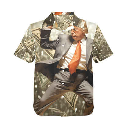 Donald Trump "Cash Flow" Men's Hawaiian Shirt