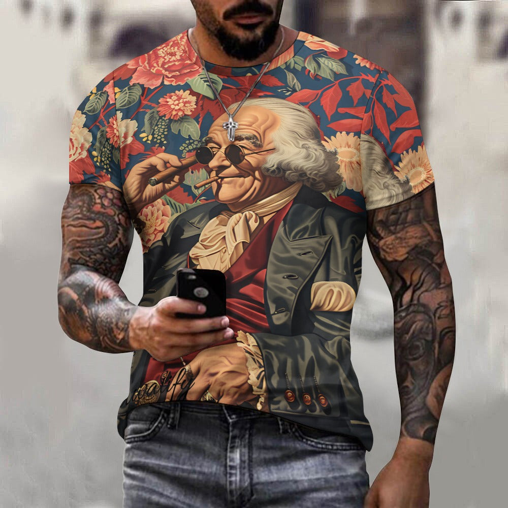 Benjamin Frankling Freedom Cigar Unisex T-shirt