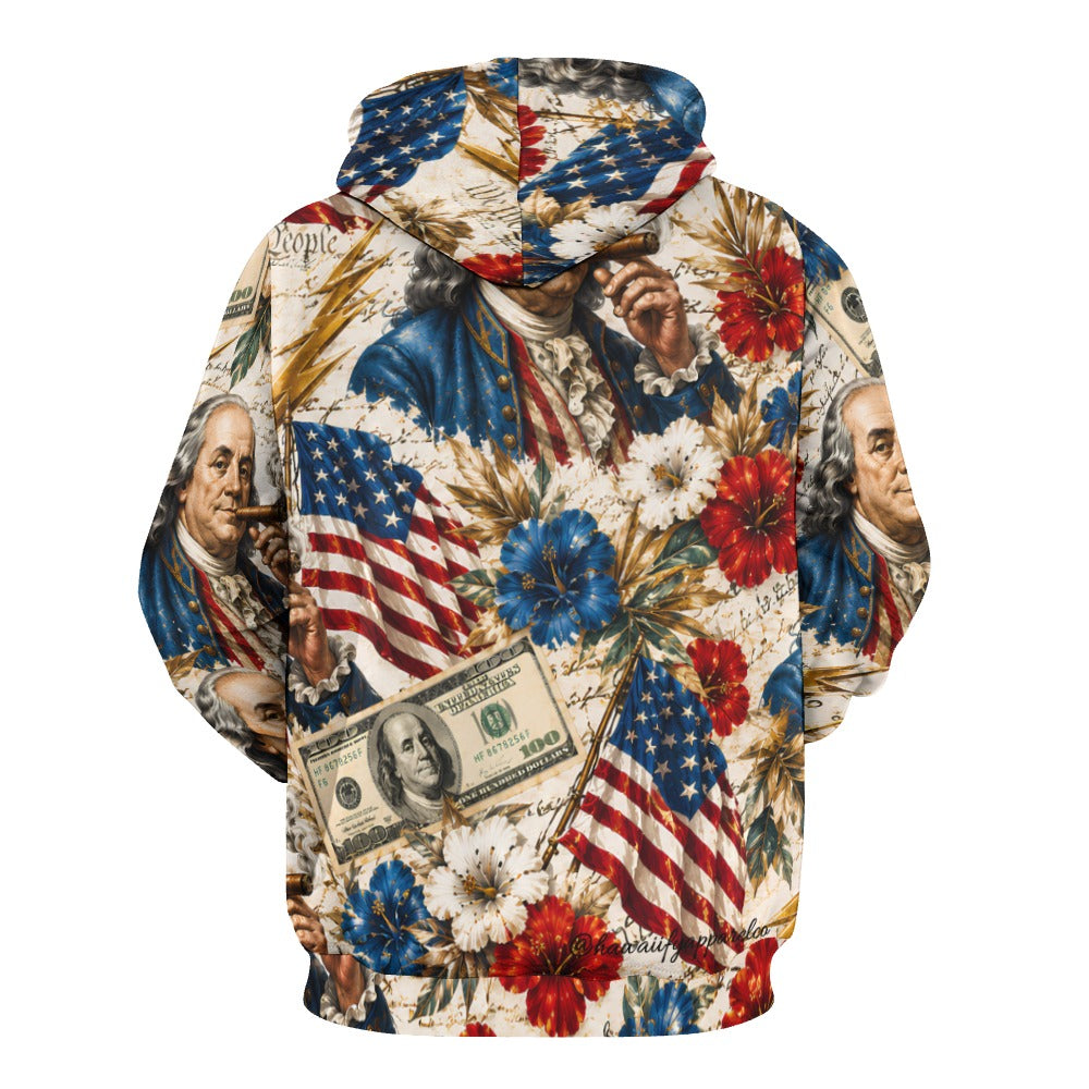 Benjamin Franklin Printin' Money Sweatshirt
